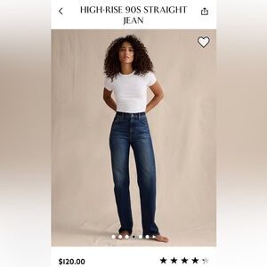 BR 90s High Rise Straight Jeans